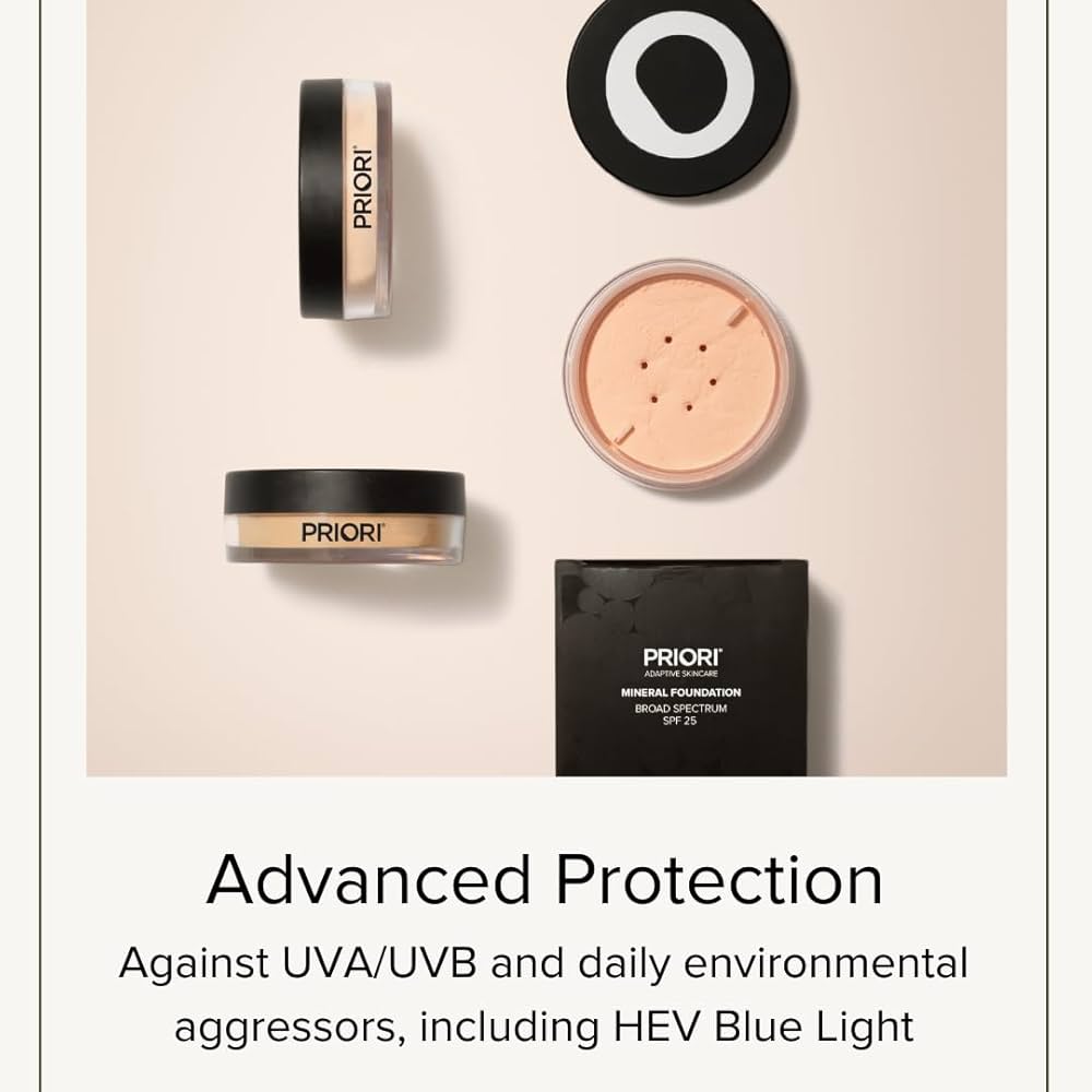 Amazon.com: PRIORI Skincare Mineral Foundation, Natural